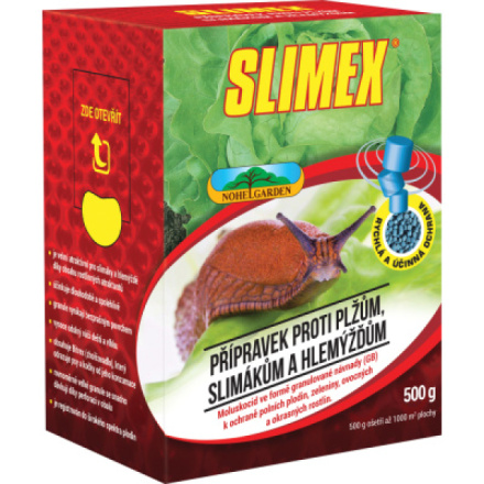 Slimex proti slimákům, k ochraně polních plodin, zeleniny, ovoce proti slimákům, 500 g