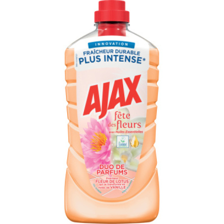 Ajax na podlahy a povrchy Floral Fiesta Water Lily & Vanilla univerzální  čistící prostředek, 1 l