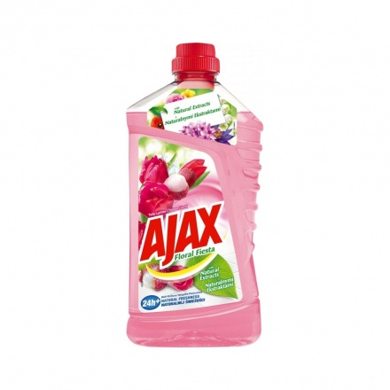 Ajax Floral Fiesta Tulip & Lychee, univerzální pro veškeré plochy v domácnosti, vůně tulipán a liči, 1 l