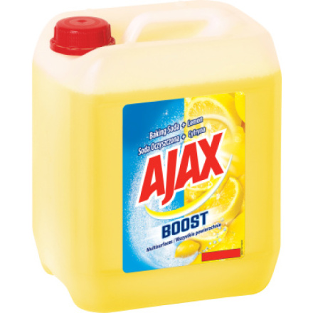 Ajax na podlahy a povrchy Boost Baking Soda Lemon univerzální čistící prostředek, 5 l