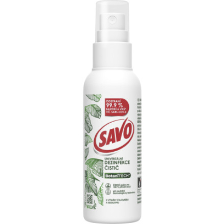 SAVO Univerzální dezinfekce čistič s výtažky čajovníku a eukalyptu, 60 ml