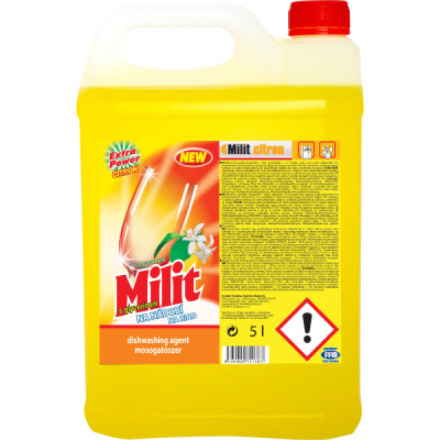 Milit na nádobí Lemon mycí prostředek, 5 l