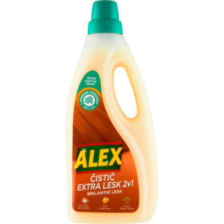 Alex Čistič extra lesk 2v1 na dřevo, 750 ml