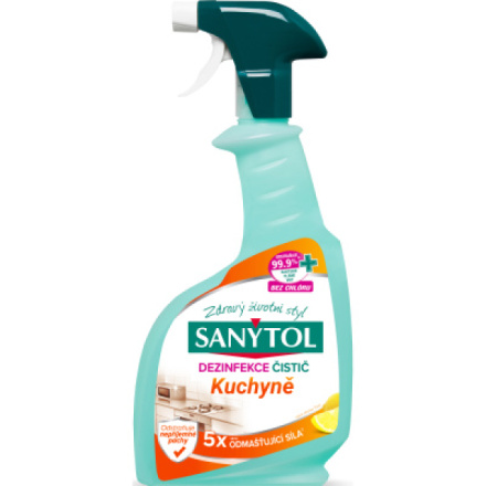 Sanytol dezinfekční odmašťující čistič na kuchyně, 500 ml