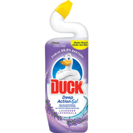 Duck 5v1 Lavender Wc tekutý čistič s levandulovou vůní, 750 ml