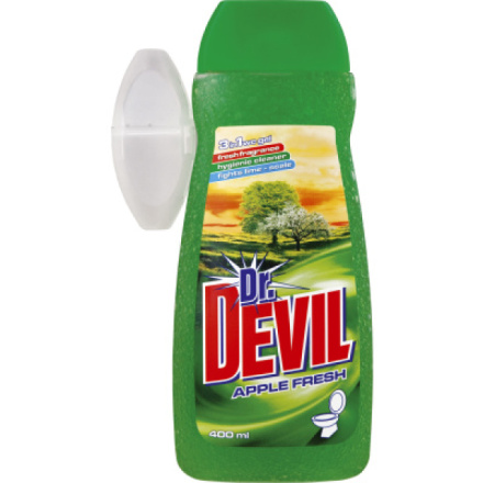 Dr. Devil Apple Fresh, WC gel + košíček, 400 ml