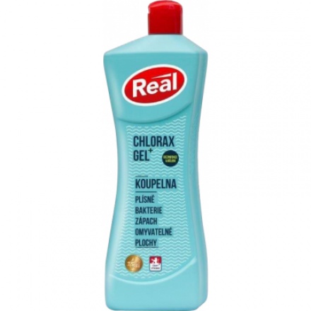 Real gel chlorax plus koupelna dezinfekční univerzální čistič, 650 g