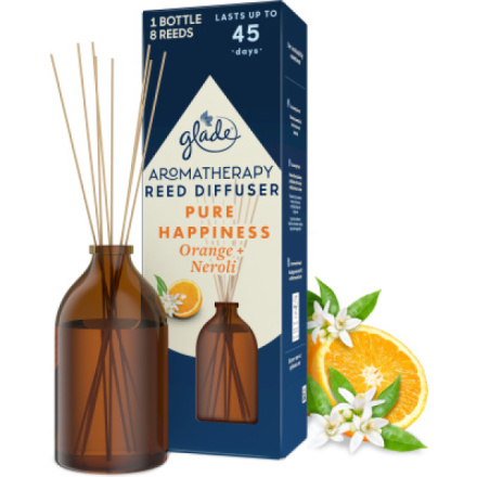 Glade Aromatherapy osvěžovač vzduchu vonné tyčinky Pure Happiness, 80 ml