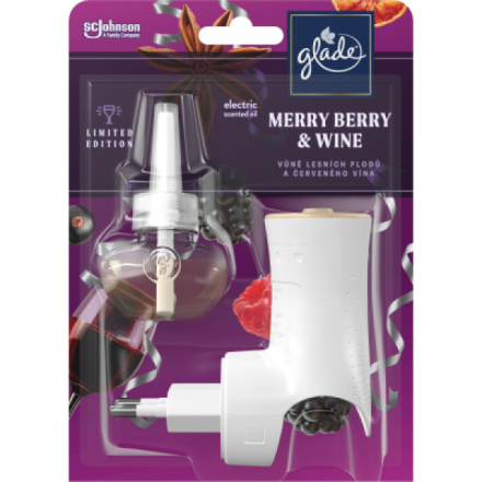 Glade Electric Berry Winter Kiss elektrický tekutý osvěžovač vzduchu, 20 ml