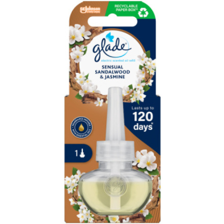 Glade náplň osvěžovače vzduchu Electric Sensual Sandalwood & Jasmine, 20 ml