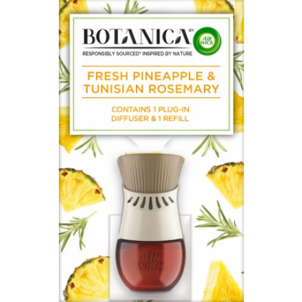 Air Wick Botanica Svěží ananas & tuniský rozmarýn elektrický osvěžovač a náplň, 19 ml