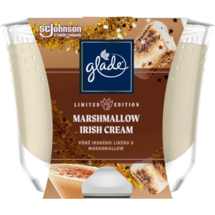 Glade svíčka vonná Maxi Marshmallow Irish Cream, 224 g