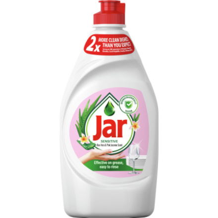 Jar na nádobí Sensitive Aloe Vera a jasmín, 450 ml