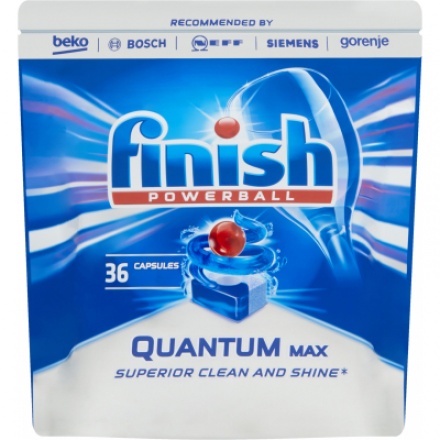 Finish Quantum Max tablety do myčky nádobí, 36 ks