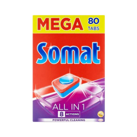 Somat tablety do myčky All in 1, 80 ks