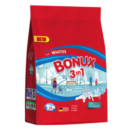 Bonux White Polar Ice Fresh prací prášek, 20 praní, 1,5 kg