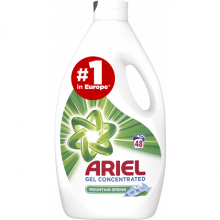 Ariel prací gel Mountain Spring 48 praní, 2,64 l