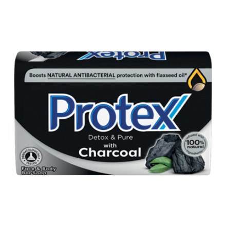 Protex Detox & Pure Charcoal tuhé mýdlo, 90 g