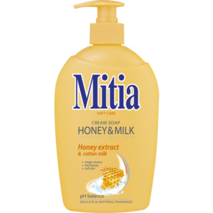 Mitia Honey & Milk tekuté mýdlo, 500 ml