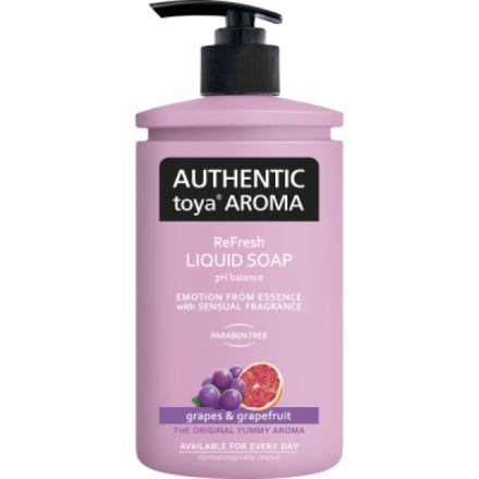 Authentic Toya Aroma tekuté mýdlo hroznové váno a grep, 400 ml