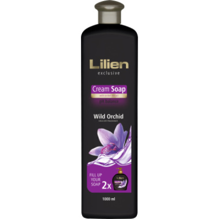 Lilien Wild Orchid tekuté mýdlo, náplň, 1 l