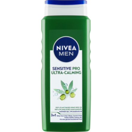 Nivea Men Sensitive Pro Ultra-Calming sprchový gel, 500 ml
