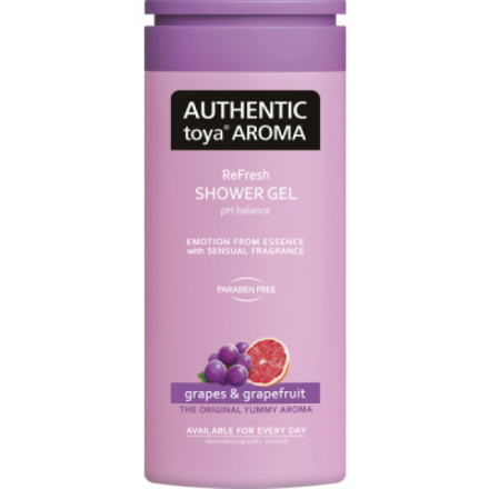 Authentic Toya Aroma sprchový gel hroznové víno a grep, 400 ml