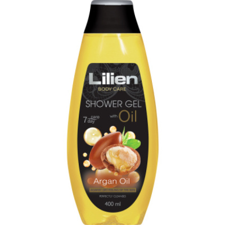 Lilien Argan Oil olejový sprchový gel, 400 ml