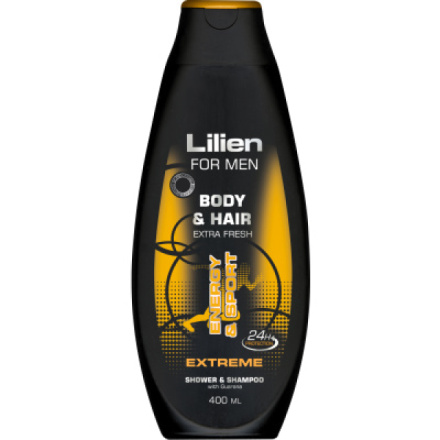 Lilien Men Extreme sprchový šampon, 400 ml