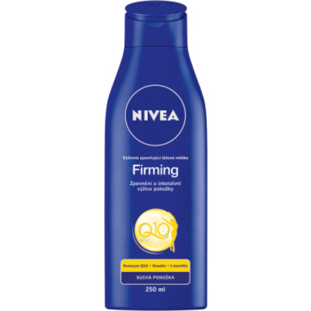 Nivea Body Milk Firming Q10 výživné zpevňující tělové mléko, 250 ml