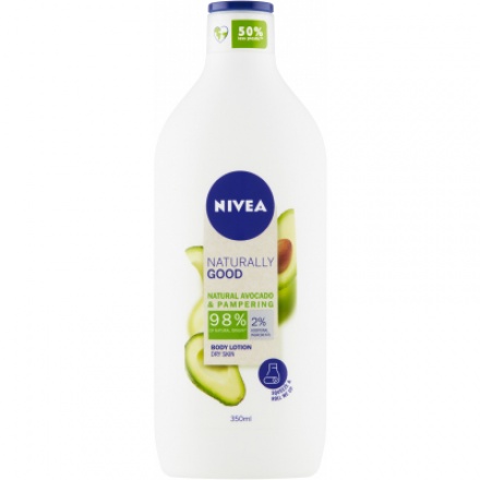 Nivea Naturally Good Avokádo tělové mléko, 350 ml