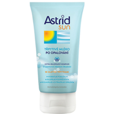 Astrid Sun třpytivé mléko po opalování, 150 ml