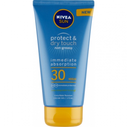 Nivea Sun Protect & Dry touch OF 30 neviditelný gelový krém na opalování, 175 ml