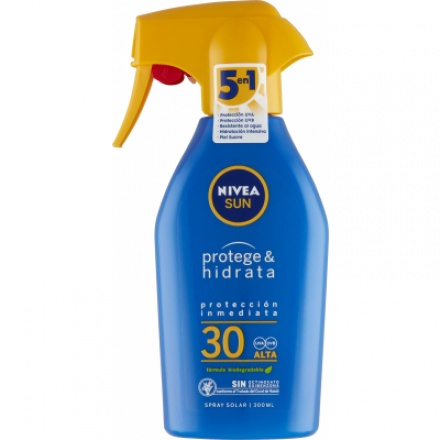 Nivea Sun Protect & Moisture OF 30 hydratační sprej na opalování, 300 ml