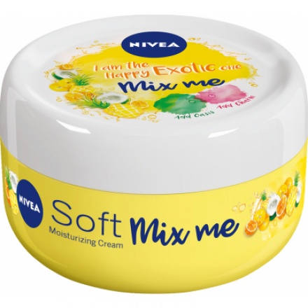 Nivea Soft Happy Exotic svěží hydratační krém, 100 ml