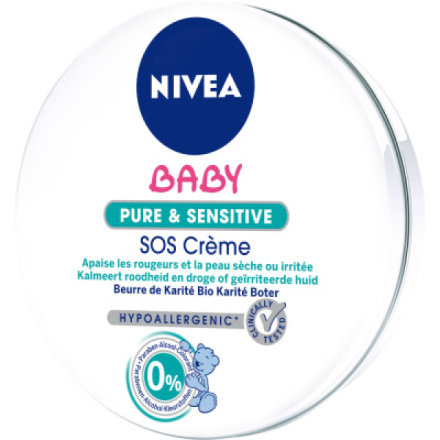 Nivea Baby Pure & Sensitive SOS krém, 150 ml