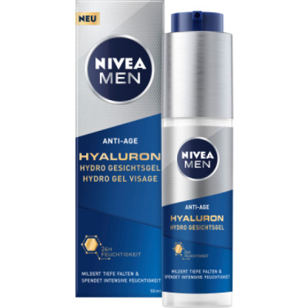 Nivea Men Hyaluron anti-age pánský pleťový gel, 50 ml