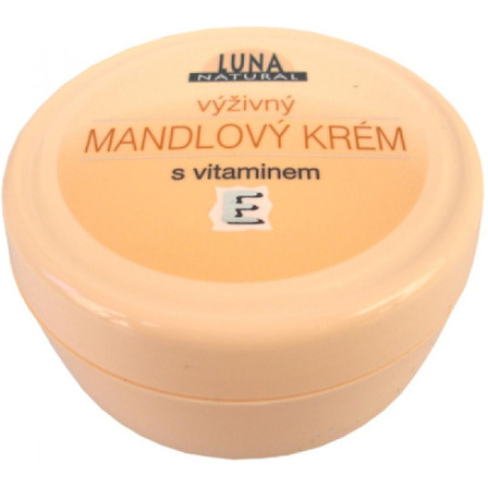 Luna Natural Vitamín E mandlový výživný krém, 200 ml