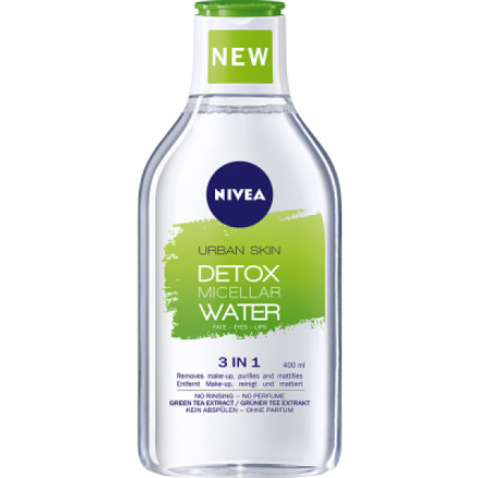 Nivea Urban Skin Detox micelární voda, 400 ml