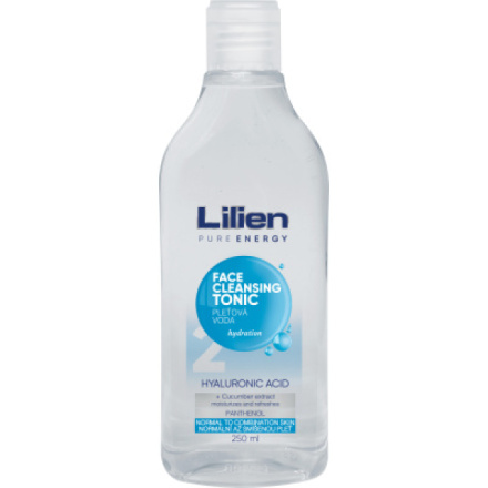 Lilien čistící plěťová voda kyselina hyaluronová, 250 ml