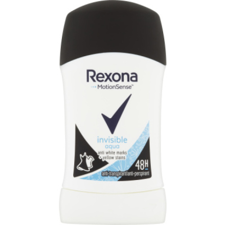 Rexona Invisible Aqua antiperspirant, deostick 40 ml