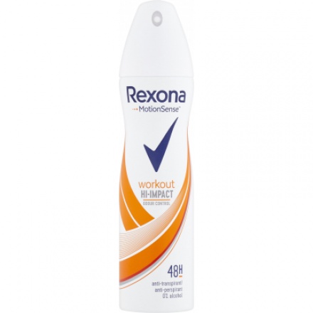 Rexona Workout HI-impact antiperspirant sprej, 150 ml