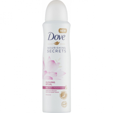 Dove Lotus Flowers & Rice Water dámský deospray antiperspirant, 150 ml
