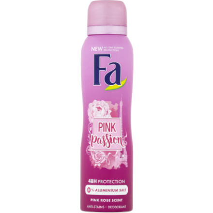 Fa Pink Passion Floral Scent, deodorant pro ženy, bez hliníkové soli, ochrana 48 hodin, deosprej 150 ml