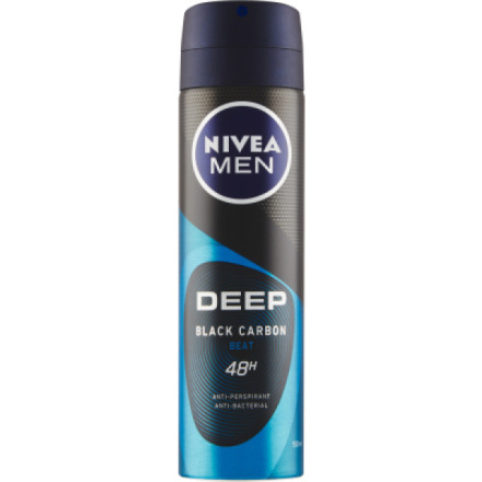 Nivea Men Deep Beat Sprej deospray antiperspirant pro muže, 150 ml