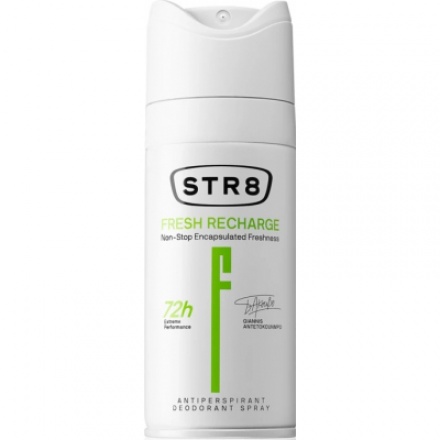 STR8 Fresh Recharge pánský antiperspirant ve spreji, 150 ml