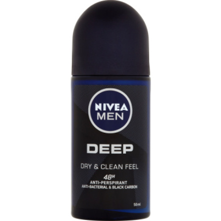 Nivea Men Deep kuličkový antiperspirant, 50 ml