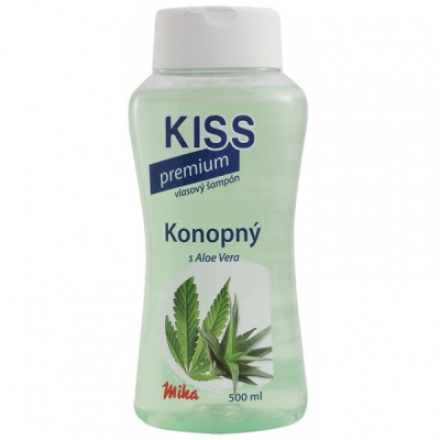 Kiss Premium Konopný s Aloe Vera šampon, 500 ml