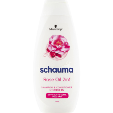 Schauma šampon a kondicionér 2v1 Rose Oil, 400 ml