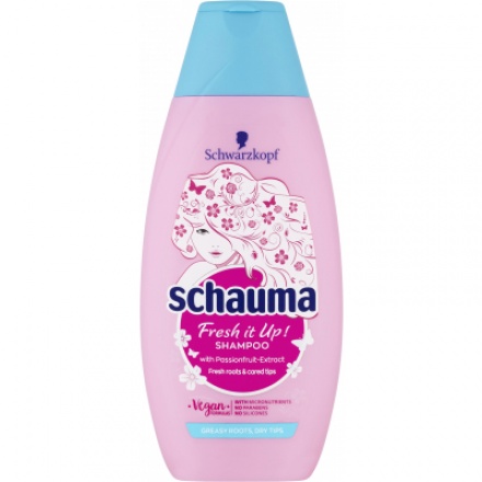 Schauma Fresh it Up! šampon pro rychle se mastící kořínky a suché konečky, 400 ml